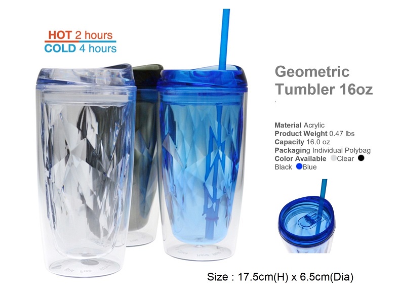 Geometric Tumbler - 1624 (image for) Geometric Tumbler - 1624
